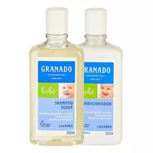  Kit Shampoo E Condicionador Granado Bebê Lavanda 250ml