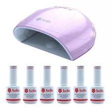 Kit Cabina De Uña Doll Pro Keila 68w + 6 Esmaltes 12ml Keila