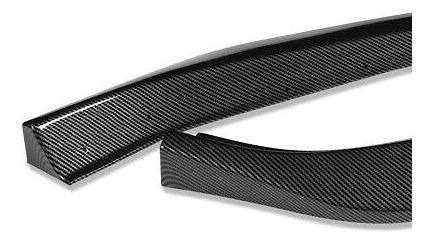 [3pcs] For 18-21 Vw Golf Carbon Fiber Look Front Bumper Spd1 Foto 4