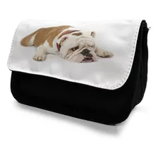 Ambesonne English Bulldog - Estuche Para Lápices, Diseño .