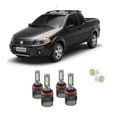 Kit Premium Super Led Fiat Strada Working 2010 A 2018