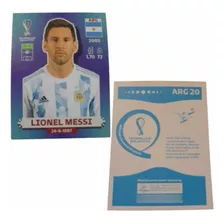 Estampa Messi Original Panini Qatar. Mica Protección.ultimas