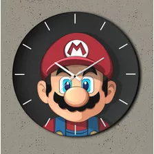 Reloj Mdf 3mm 40 Cm Diametro Mario Bros 44 Personalizados