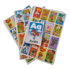 Juego Lotería Abecedario Escolar Didáctica Niño Niña Regalo 