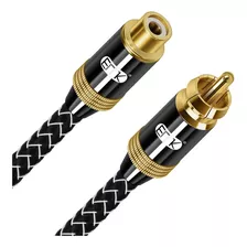 Cable De Subwoofer Emk Cable Coaxial Digital Doble Blindado