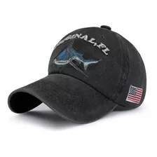 Gorra Trucker Florida Bordada Pesca Tiburon Prelavada Jean