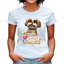 Camisa Cachorro Raça Lhasa Apso Mãe Animal Pet Inteligência