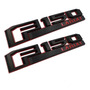 Emblema Logo Ford F-150 Xlt Negro  Borde Rojo 2015-2020 2uni Ford Taurus