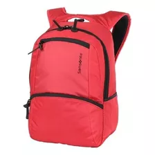 Mochila Samsonite Lyra Lap-top Backpack Color Rojo Diseño De La Tela Liso