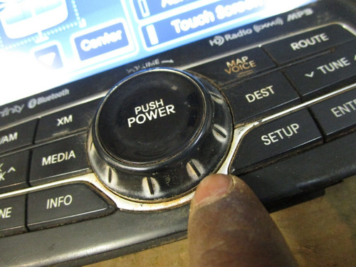 13 14 Hyundai Sonata Radio Navigation Control Panel Cd P Tty Foto 2