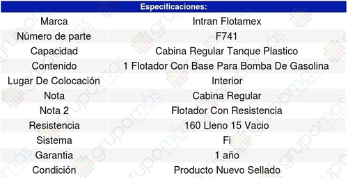 Base Bomba Gasolina F-100 Ranger Xlt 3.0l V6 1997 Intran Foto 3