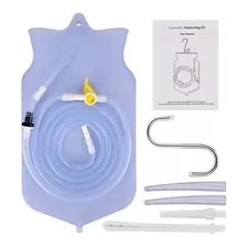 Bolsa De Enema De Silicona Reutilizable Gel Agua Limpieza Co