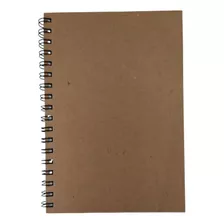 Sketchbook Kraft Caderno De Desenho 240g Folha Inteligente P