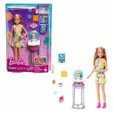 Barbie Family Skipper Babá Com Bebê Color Change - Mattel