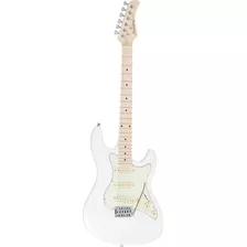 Guitarra Stratocaster Strinberg Sts-150 Mwh Branco Metálico Cor Natural Material Do Diapasão Bordo Orientação Da Mão Destro