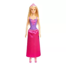 Barbie Princesas Básicas Lilás Pink - Mattel