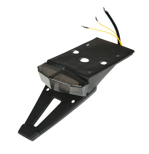 Foto de Luz Trasera Led Freno Seales Placa Moto Custom 3-en-1.cab