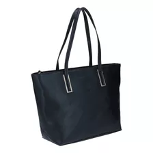 Bolso Tote Negro Chenson Gran Capacidad Semi Rígido