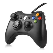 Controle Com Fio Compatível Xbox 360 E Pc Slim Joystick