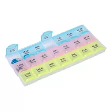 Pastillero Organizador De Medicantos 21 Compartimientos