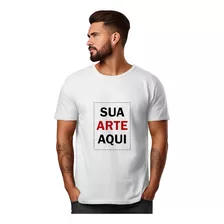 Camiseta Camisa Personalize Aqui Logo Marca Estampa Blusa