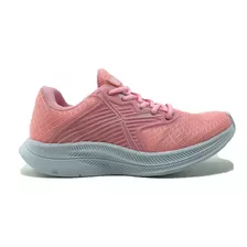 Zapatillas Gummi Running Mujer Joggin Rosa-blanco Cli