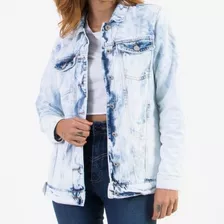 Jaqueta Oversized - Maxi Jaqueta Jeans Lady Rock