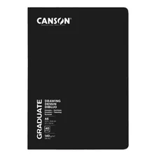 Caderno Canson Graduate Esboço 140g - 40 Páginas Grão Fino