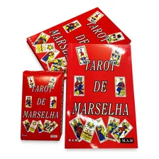 Tarot De Marselha Box Luxo Com Livro E Baralho Com 78 Cartas