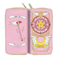 Cartera Monedero Tarjetero Sakura Card Captor Anime Rosa