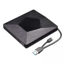 Unidad Externa De Cd Dvd Blu-ray Wintale Con Usb 3.0 Usb-c