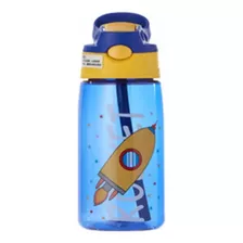 Botella De Agua Cantimplora Con Popote 480ml