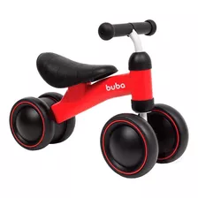 Bicicleta De Equilíbrio Andador Infantil Buba 4 Rodas