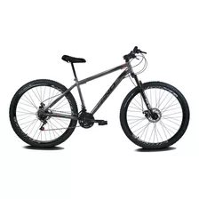 Bicicleta Aro 29 Rino 21 Velocidades Freio A Disco Cor Grafite Tamanho Do Quadro 17