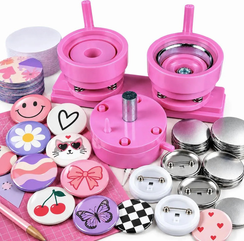Matriz 44mm Rosa Para Fabricação De Bottons Base Nf