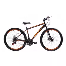 Bicicleta Aro 29 Woltz Aço Carbono 21 Marchas Freio A Disco