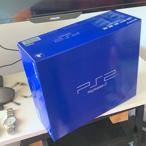 Caja Repro Playstation 2 Fat Con Interiores De Carton