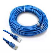 Cabo De Rede 15 Metros Azul Cat5e Crimpado Modem Ethernet