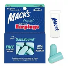 Tapones Para Oídos - Mack's Original Soft Foam Earplugs, 10 