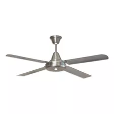 Ventilador De Techo Acero Palas Acero Inoxidable 90 Cm S/luz