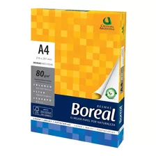 Resmas Boreal A4 80 Grs Caja X 10 Resmas