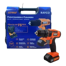 Parafusadeira E Furadeira Sem Fio Bataria 12v Rayco