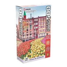 Puzzle 500 Peças Flores Em Amsterdam Grow