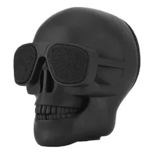 Parlante Bluetooth Cabeza Calavera Negra/ Click Ahorro