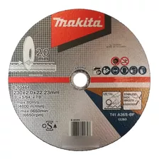 Disco Makita 230 X 2 X 22.23 Mm Para Metales E Inoxidable