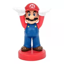 Boneco Super Mario Suporte Controle Portateis Nintendo 9cm