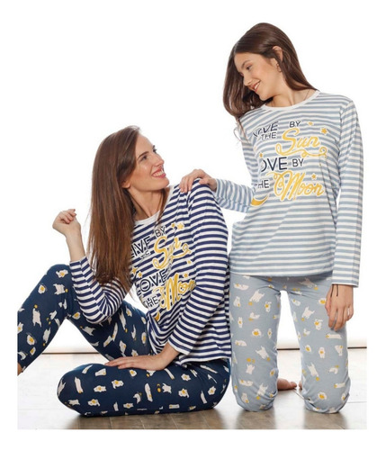 Pijama Invierno Niños Teens  Osos - Donna Mía 6353-teens