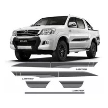 Calcos , Sticker, Laterales Toyota Hilux Limited Completo Lm