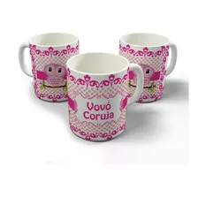 Caneca Personalizada Vovó/vovô Coruja