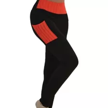 Calça Legging Feminina Com Bolso Academia Fitness